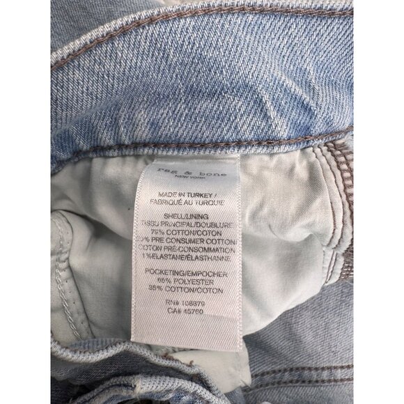 rag & bone Hattie Light Wash Mid-Rise Full Length Straight Leg Jeans SZ 29 NWT - Picture 12 of 12
